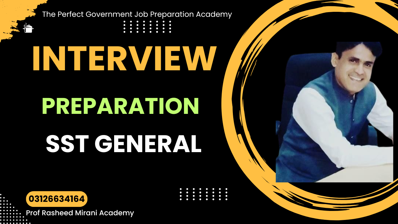 Interview preparation — SST BPS-16, Science & General